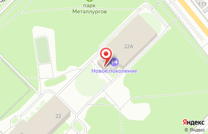 Универсальный спортивный комплекс Новое поколение в Пролетарском районе на карте