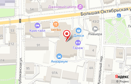 Автосервис БестВей на Большой Октябрьской улице на карте