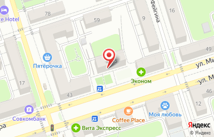 Семейная пекарня Наш колобок на улице Мира на карте