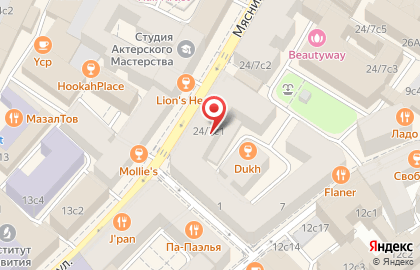 Студия растяжки SMSTRETCHING на Мясницкой улице на карте