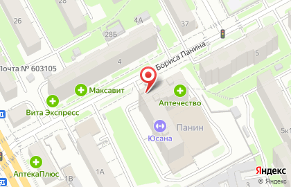 Бухгалтерская компания Налоговая помощь на улице Бориса Панина на карте