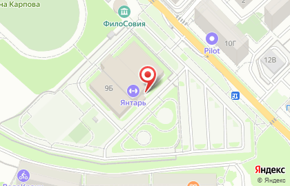 Бассейн Янтарь на карте