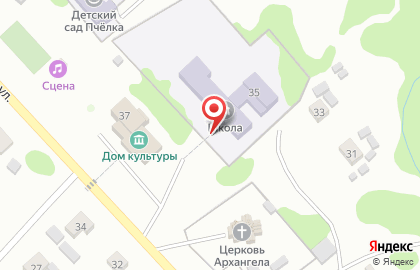 Средняя общеобразовательная школа с дошкольным отделением с. Большая Каменка на карте