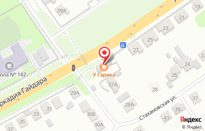 Кафе У Гарика в Автозаводском районе на карте