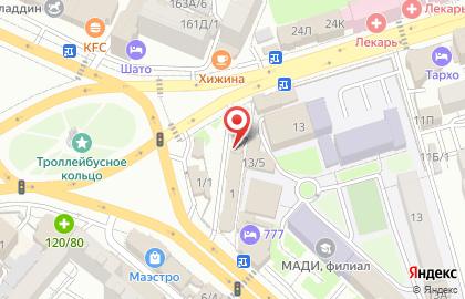 Магазин Веломастер в Кировском районе на карте