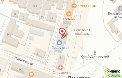 Сруб Клуб на Советской улице на карте