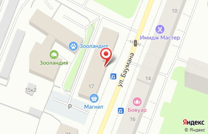 Салон Мир цветов на улице Баумана на карте