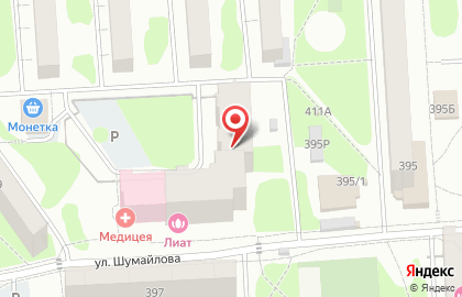 Инженерная компания на улице Шумайлова на карте
