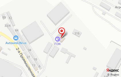 Камнеобрабатывающая фабрика Данила-Мастер в Ставрополе на карте