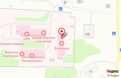 Гаврилово-Посадская центральная районная больница на карте