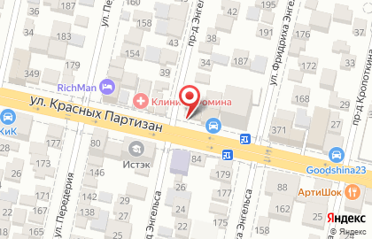 Торгово-монтажная компания Наблюдатель на улице Красных Партизан на карте