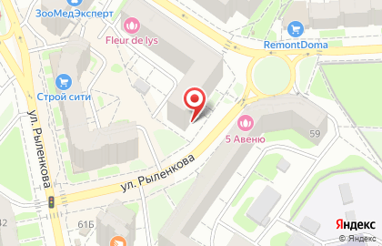 Магазин Правильная сантехника на улице Рыленкова на карте