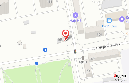 Магазин автозапчастей Автоспец на улице Чертыгашева на карте