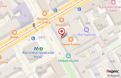 Подарки и Сувениры, ст. м. Василеостровская на карте