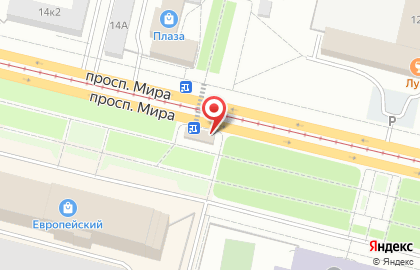 Продуктовый магазин в Оренбурге на карте