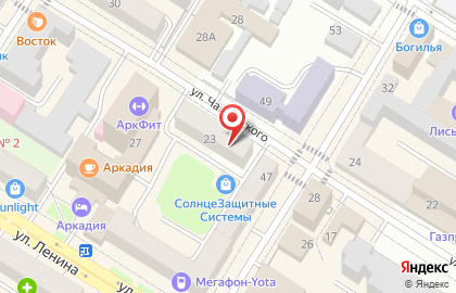 Агентство недвижимости РИО на улице Чайковского на карте