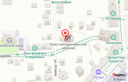 Церковь Воздвижения Креста Господня в Москве на карте