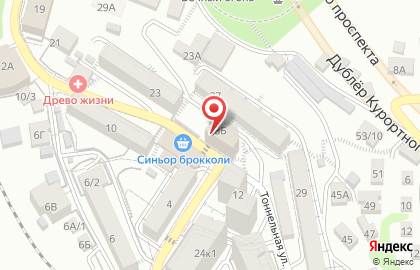 Кафе Восток в Центральном районе на карте
