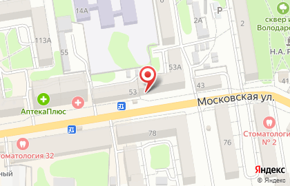 Пивоварня Right brewery на Московской улице на карте