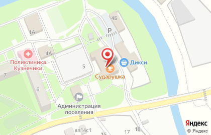 Сударушка на карте