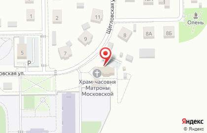 Храм-часовня Блаженной Матроны Московской на карте