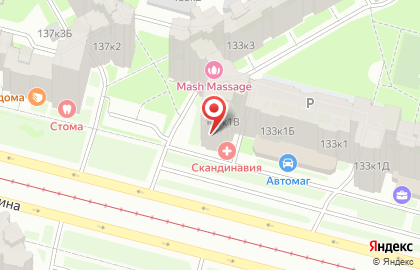 Метр квадратный на карте