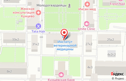Ветеринарная клиника Институт ветеринарной медицины на карте