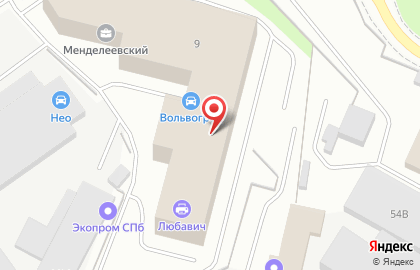 Федеральная санитарная служба Санкт-Петербурга на Менделеевской улице на карте