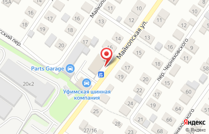 Продовольственный магазин Огонек на Майкопской улице на карте