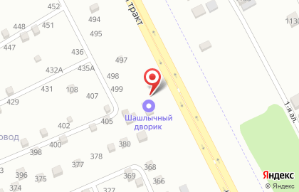 Кафе Шашлычный дворик на Красноярском тракте на карте