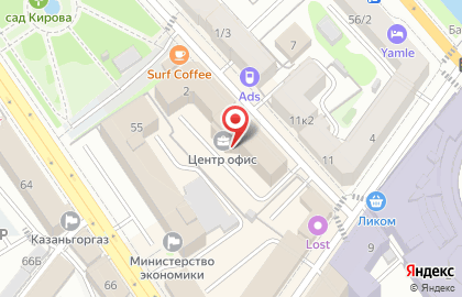 Конкорд Казань на карте