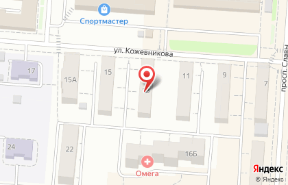 Сервисная компания на улице Кожевникова на карте