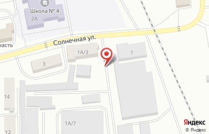СК-Полимеры на Солнечной улице в Берёзовке на карте