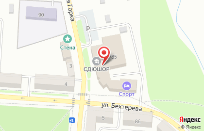 Гостиница Спорт в Ржеве на карте