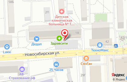Аптека Живика в Красноярске на карте