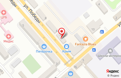 Быстрый заём на улице Победы на карте