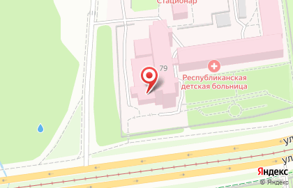 Детская республиканская клиническая больница на улице Ленина на карте