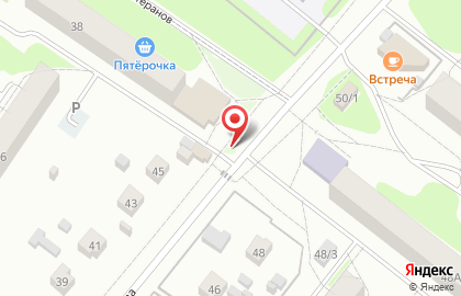 Продовольственный магазин на Корабельной улице на карте