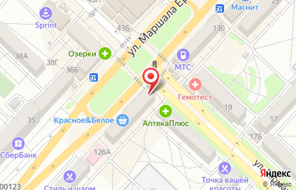 Ломбард Руно в Краснооктябрьском районе на карте