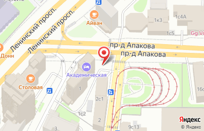 Ля фантази на улице Шаболовка на карте