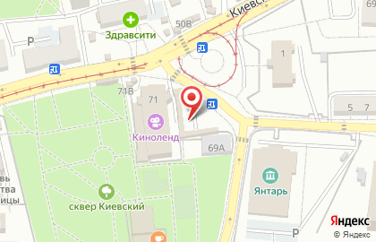 Сеть кафе-бистро Симбад в Московском районе на карте