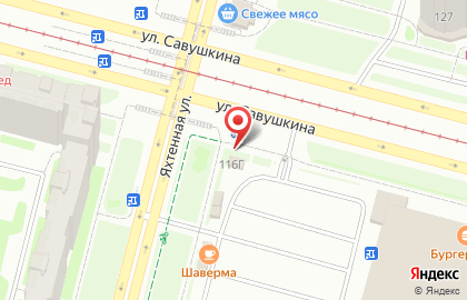 Салон цветов Империя роз на улице Савушкина на карте