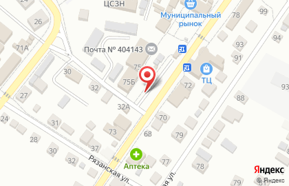Магазин мясной продукции на Октябрьской улице на карте