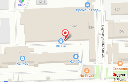 Банкомат Челябинвестбанк на улице Худякова на карте