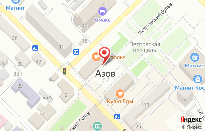 Столовая Застолье на Московской улице на карте