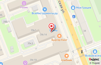 Салон продаж МТС на Большой Санкт-Петербургской улице на карте