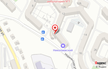 Булочная Сдобушка в Железнодорожном районе на карте