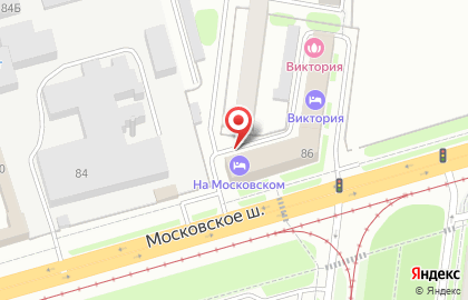 Хостел на Московском на карте