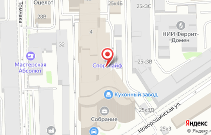 Фитнес-центр Sportlife в Московском районе на карте