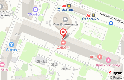 Туристическое агентство Слетать.ру на Строгинском бульваре на карте